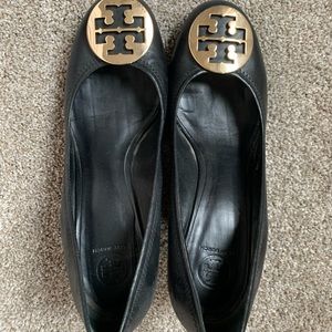 Size 10 Tory Burch Black Wedge